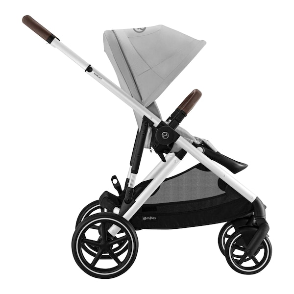 babywalz Cybex - GOLDKinderwagen Gazelle S silver / lava grey Meist gekauft