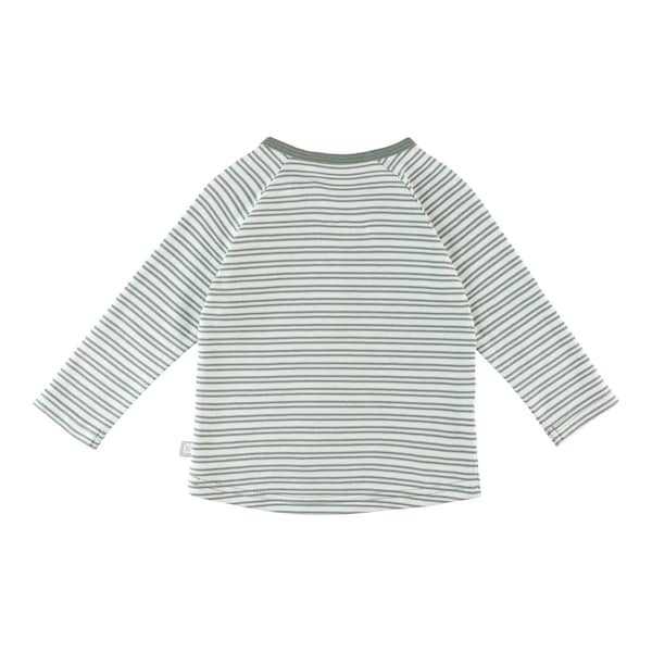 babywalz Bornino - Cute FoxRaglanshirt langarm Ringel Fox Friends grün/offwhite Heißer Verkauf