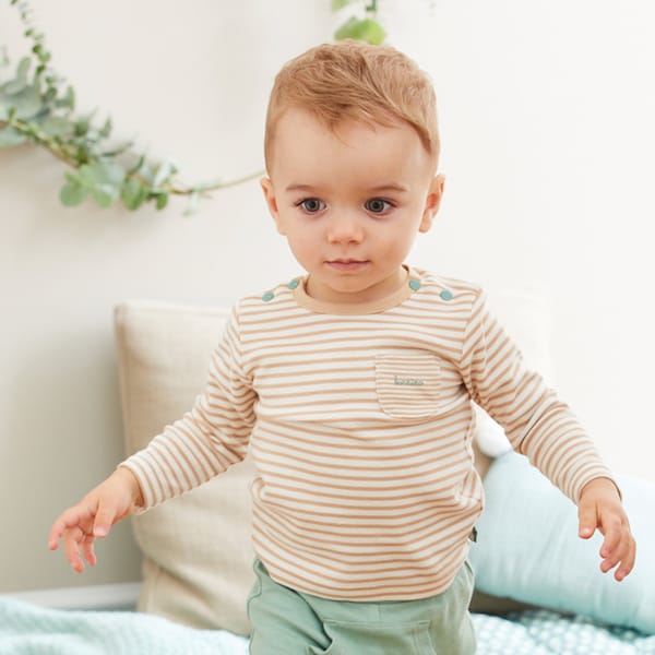 babywalz Bornino - Tiny HousesShirt langarm Ringel Große Rabatte