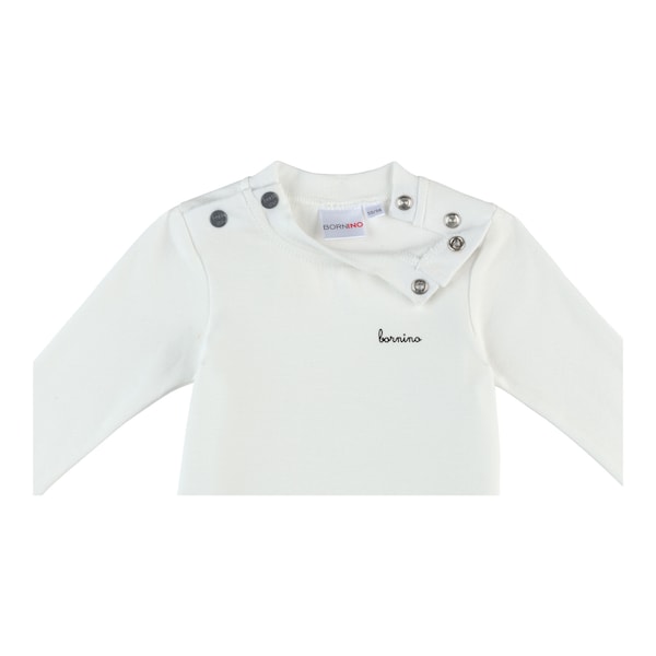 babywalz Bornino - Farm LifeStrampler-Set 2-tlg. mit Shirt Traktor grün/offwhite Begrenzte Freigabe
