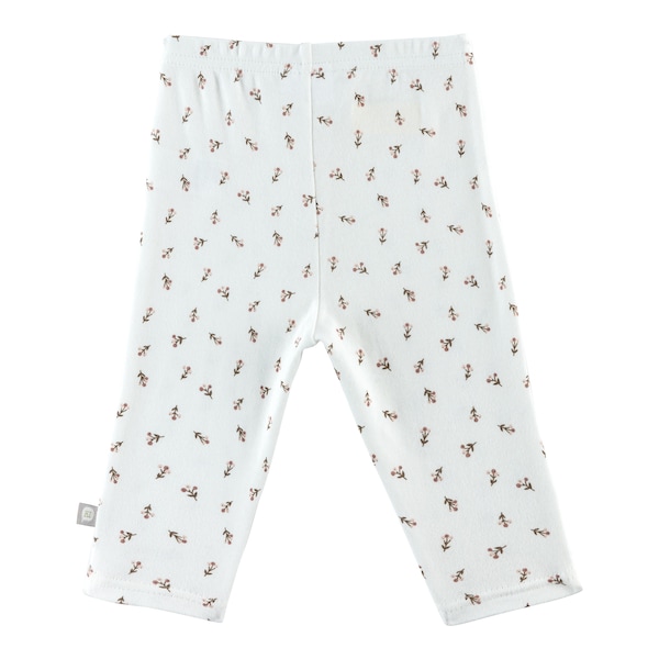 babywalz Bornino - Cute FoxLeggings Blumen offwhite Neueste Stile