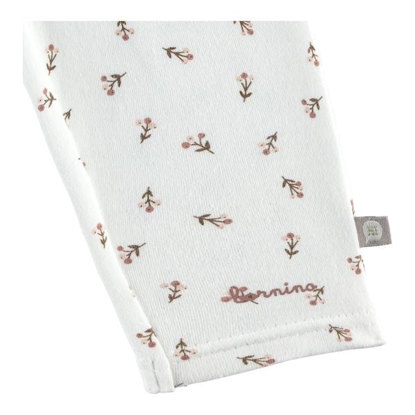 babywalz Bornino - Cute FoxLeggings Blumen offwhite Neueste Stile