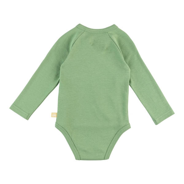 babywalz Bornino - Farm Life2er-Pack Wickelbodys langarm Traktor blau/grün/offwhite Letzte 2 Tage