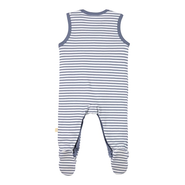 babywalz Bornino - Farm LifeStrampler-Set 2-tlg. mit Body Traktor blau/offwhite Letzter Tag
