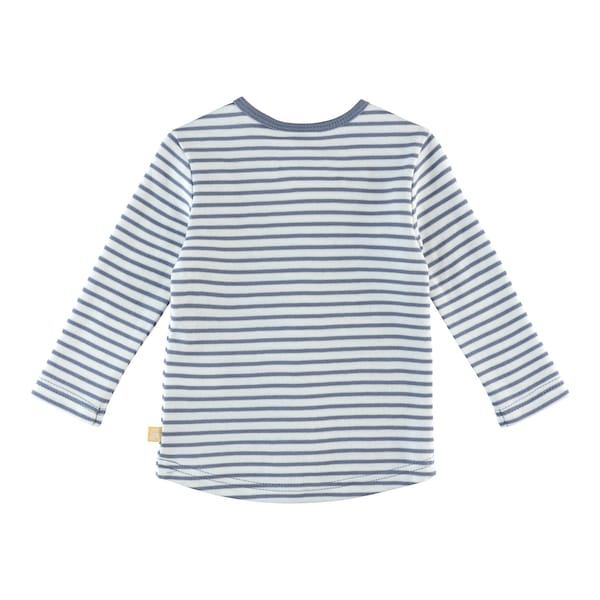 babywalz Bornino - Farm LifeShirt langarm Ringel Traktor blau/offwhite Bis zu 65% Rabatt