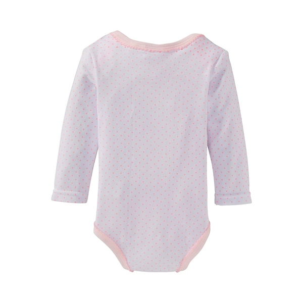 babywalz Bornino - BASICS3er-Pack Bodys langarm rosa Nur noch ein Tag übrig