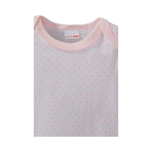 babywalz Bornino - BASICS3er-Pack Bodys langarm rosa Nur noch ein Tag übrig