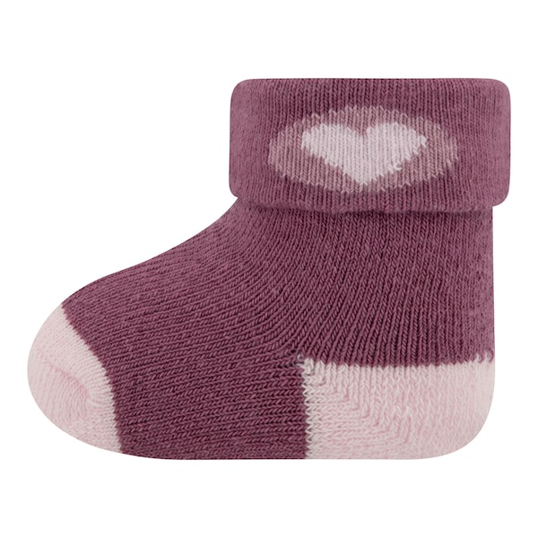 babywalz Ewers3er-Pack Erstlingssocken Herzen rosa/beige/beere Super Rabatt
