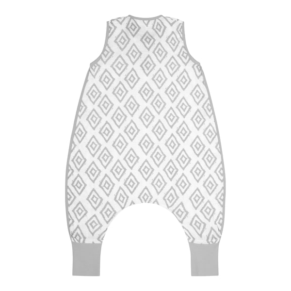 babywalz emma & noahSommer-Sleepoverall Musselin 0.5 TOG Rauten grau Fabrikladen