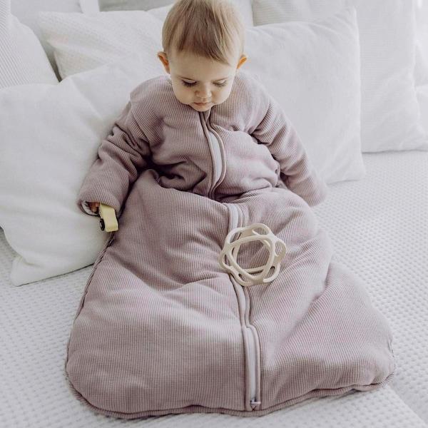 babywalz emma & noahWinterschlafsack mit abnehmbaren Ärmeln 3.5 TOG Essential Berry Begrenzt auf 3 Tage