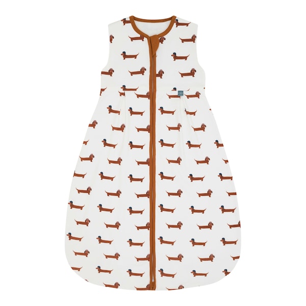 babywalz emma & noahGanzjahres-Schlafsack 1.0 TOG weiß / Dackel
