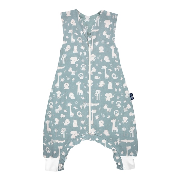 babywalz AlviSommer-Sleepoverall 0.5 TOG Zootiere blau