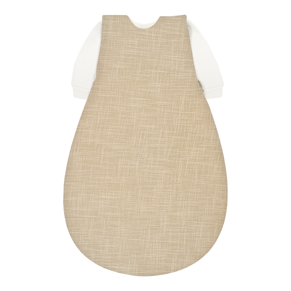 babywalz Alvi - BABY-MÄXCHEN3 tlg. Ganzjahresschlafsack Slub Musselin 2.5 TOG beige / Slub Muslin Osterangebot
