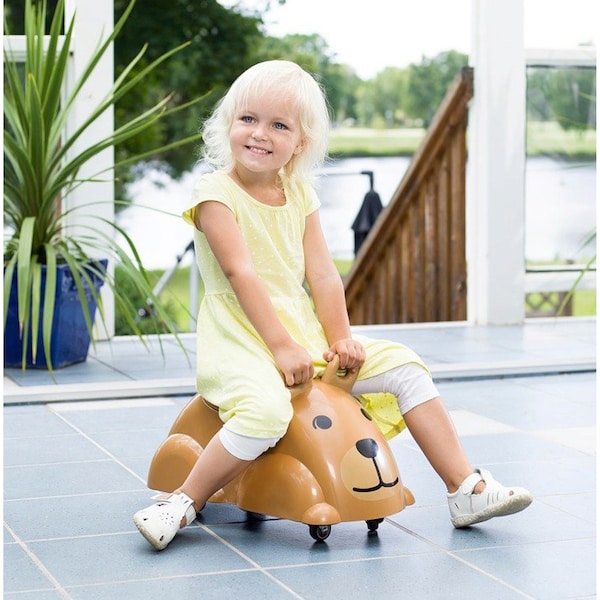 babywalz VikingtoysRutscher Cute Rider dunkelbraun - Bär Zeitbegrenzte Promotion