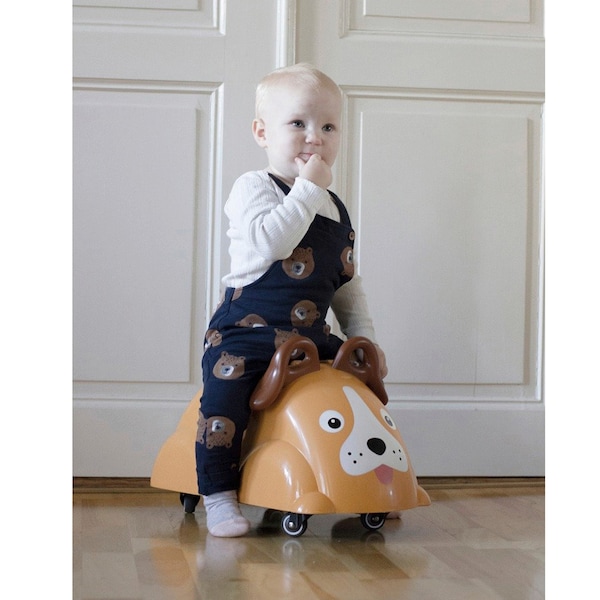 babywalz VikingtoysRutscher Cute Rider hellbraun - Hund Sonderangebot der Fabrik