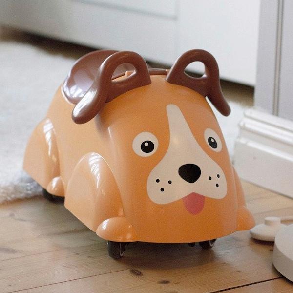 babywalz VikingtoysRutscher Cute Rider hellbraun - Hund Sonderangebot der Fabrik
