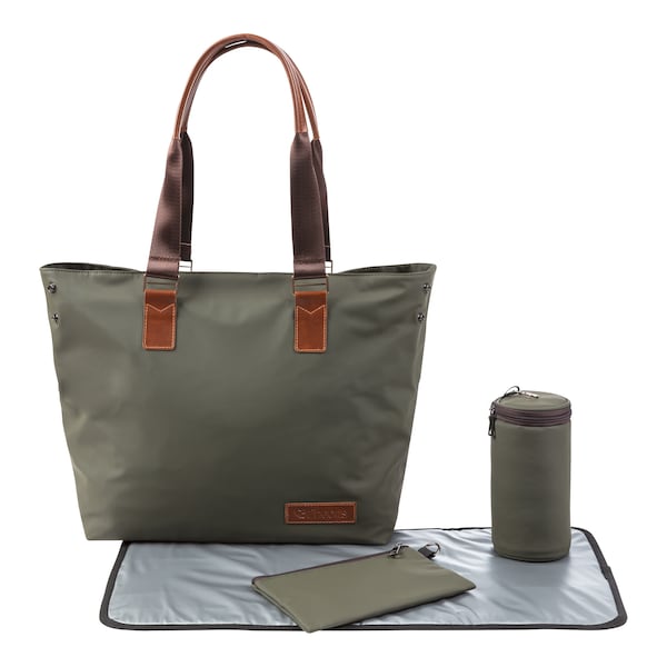 babywalz 2heartsWickeltasche Shopper oliv Angebote