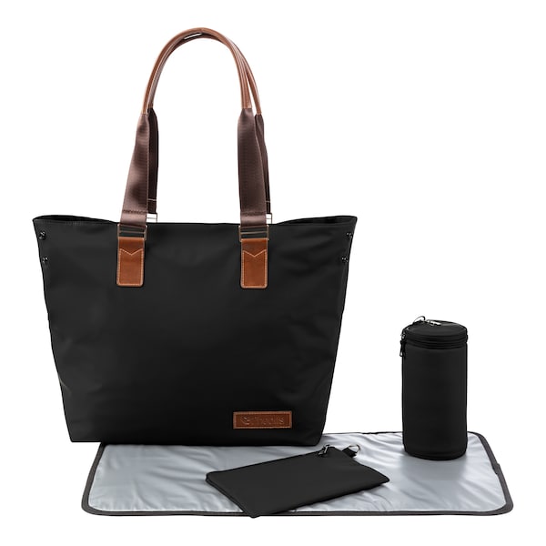 babywalz 2heartsWickeltasche Shopper schwarz im Angebot