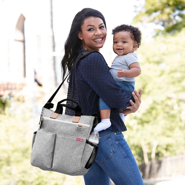 babywalz Skip HopWickeltasche Duo Signature Grey Melange Blitzverkäufe