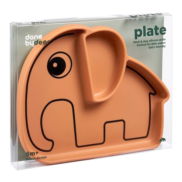 babywalz Done by DeerEsslernteller Silikon Elefant Elphee senfgelb Zeitlich begrenztes Angebot