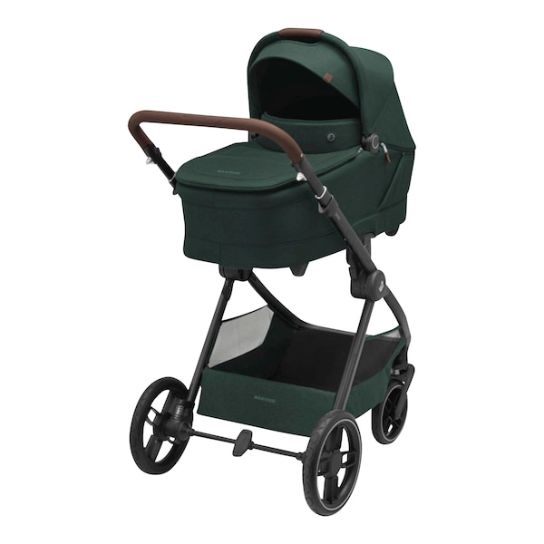 babywalz Maxi-CosiKombikinderwagen Oxford+ Travel-Set inkl. Babyschale Pebble 360 Pro 2 und Isofix-Basis FamilyFix 360 Pro twillic green Super Rabatt