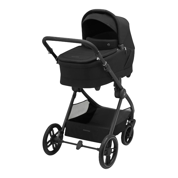 babywalz Maxi-CosiKombikinderwagen Oxford+ Travel-Set inkl. Babyschale Pebble 360 Pro 2 und Isofix-Basis FamilyFix 360 Pro twillic black Outlet