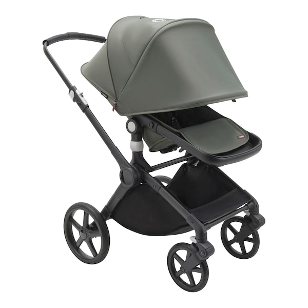 babywalz Bugaboo - Fox CubKombikinderwagen black / forest green Fabrikverkauf