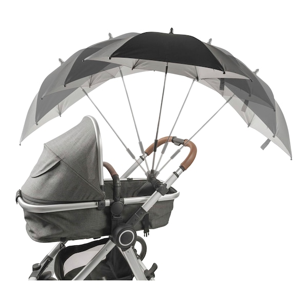babywalz babycabUniversal Sonnenschirm für Kinderwagen schwarz Exklusivangebot