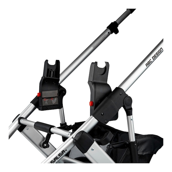 babywalz ABC DesignTulip Maxi-Cosi Cybex Kiddy Joie Britax Römer BeSafe Adapter für Kinderwagen Samba Swing Salsa 4 Salsa 4 Air Condor 4 Turbo 4 Viper 4 Zoom Avus Vicon 4 black Online Outlet