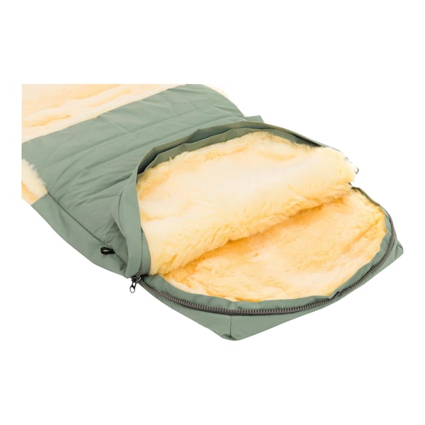 babywalz babycabWinterfußsack Lammfell Lille für Kinderwagen Buggy salbei Blitzangebot