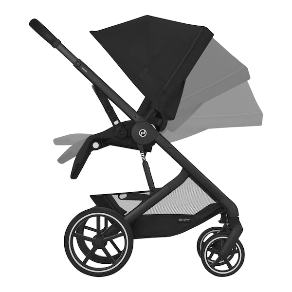babywalz Cybex - GOLDKinderwagen BALIOS S LUX black / moon black Riesige Ersparnisse