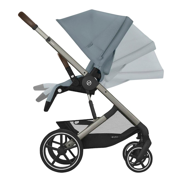 babywalz Cybex - GOLDKinderwagen BALIOS S LUX taupe / stormy blue Nur für heute