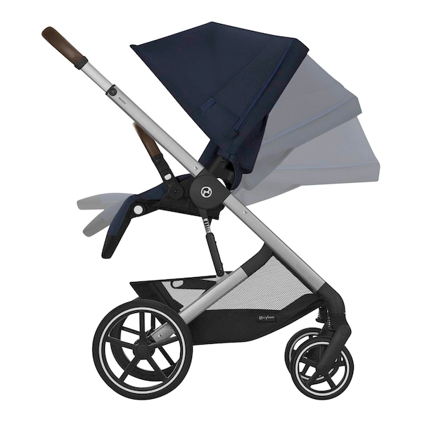 babywalz Cybex - GOLDKinderwagen BALIOS S LUX silver / ocean blue Vierteljährliche Förderung