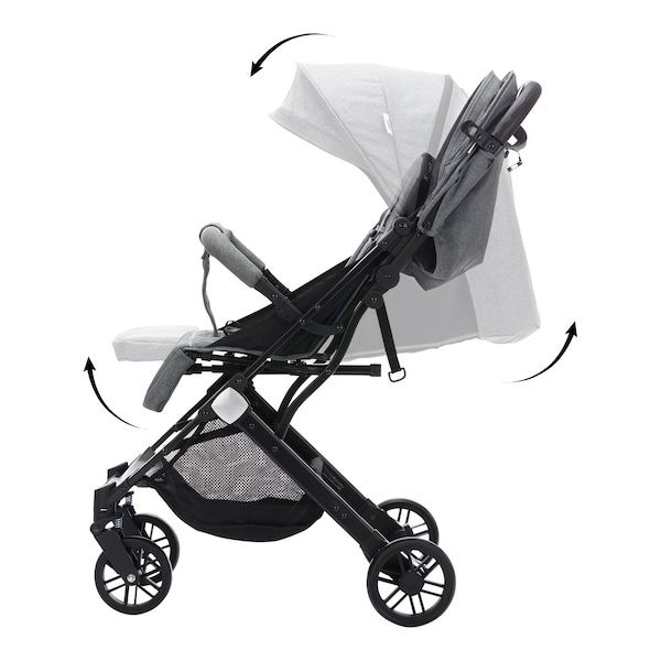 babywalz babycabBuggy Mailand grau Weihnachtsangebot