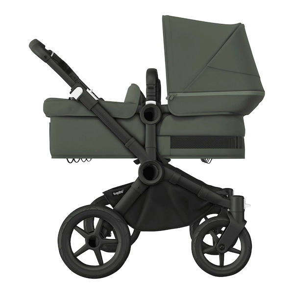 babywalz Bugaboo - DONKEY 5Zwillings- und Geschwisterwagen Bundle Twin black / forest green Große Rabatte