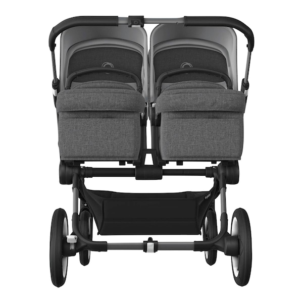babywalz Bugaboo - DONKEY 5Zwillings- und Geschwisterwagen Bundle Twin graphite / grey melange Saisonale Angebote
