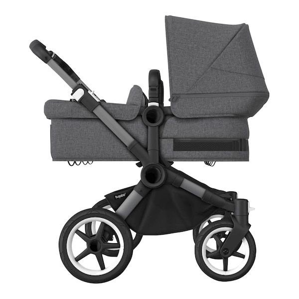 babywalz Bugaboo - DONKEY 5Zwillings- und Geschwisterwagen Bundle Twin graphite / grey melange Saisonale Angebote