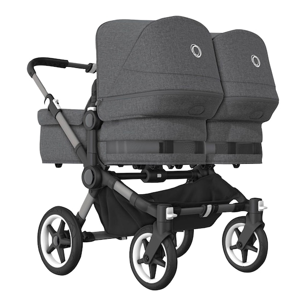 babywalz Bugaboo - DONKEY 5Zwillings- und Geschwisterwagen Bundle Twin graphite / grey melange Saisonale Angebote