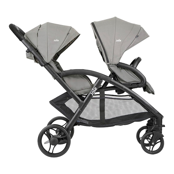 babywalz JoieGeschwisterwagen Evalite Duo (2024) Pebble Räumungsverkauf