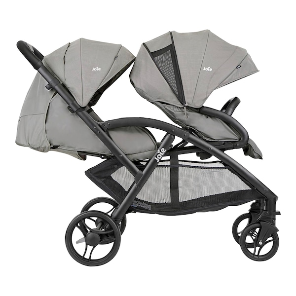 babywalz JoieGeschwisterwagen Evalite Duo (2024) Pebble Räumungsverkauf