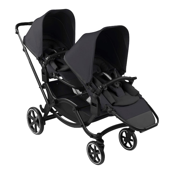 babywalz ABC DesignZwillingswagen Zoom 2 coal Sonderangebote