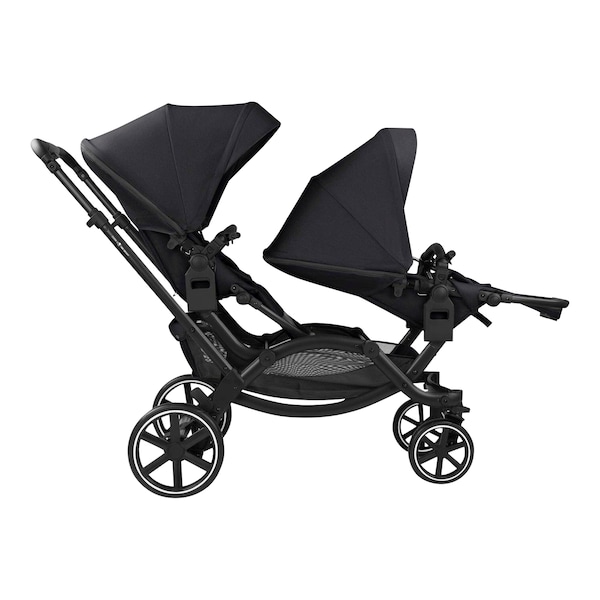 babywalz ABC DesignZwillingswagen Zoom 2 coal Sonderangebote