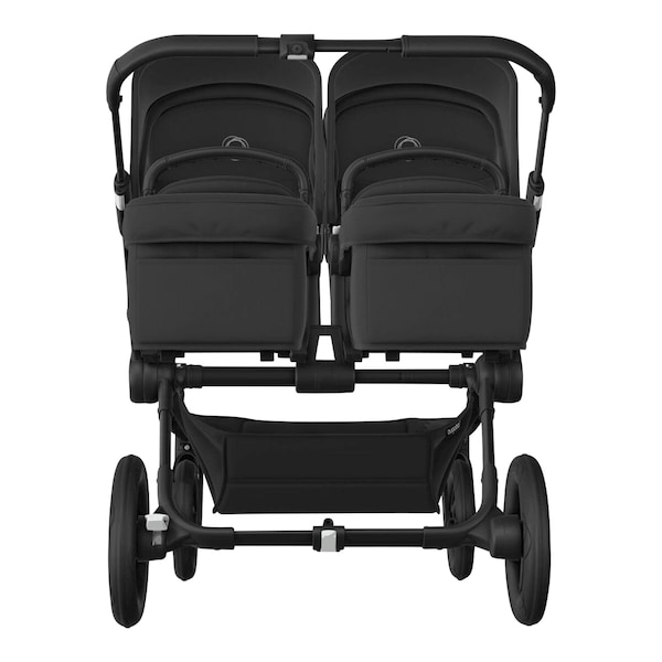 babywalz Bugaboo - DONKEY 5Zwillings- und Geschwisterwagen Bundle Twin black / midnight black VIP-Rabatte