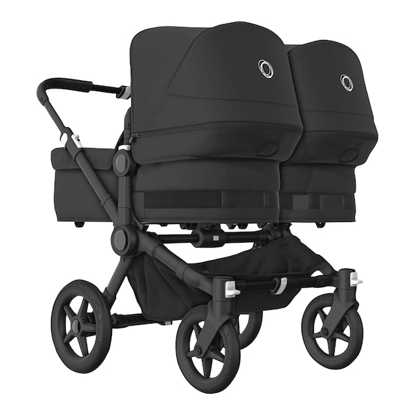babywalz Bugaboo - DONKEY 5Zwillings- und Geschwisterwagen Bundle Twin black / midnight black VIP-Rabatte
