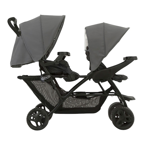 babywalz GracoGeschwisterwagen Stadium Duo titanium Tiefpreis