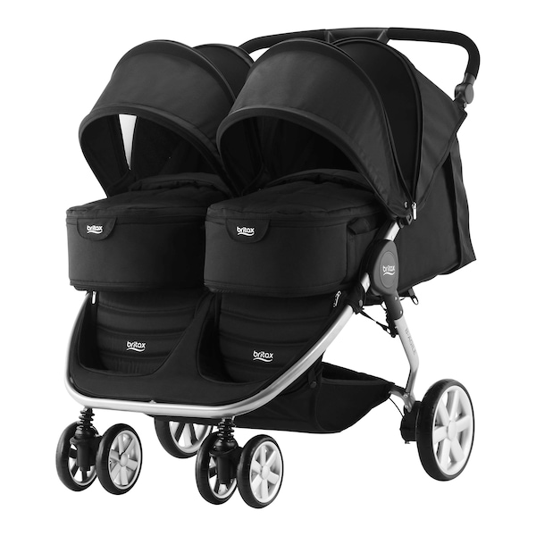 babywalz Britax Römer - SelectZwillings- und Geschwisterbuggy B-AGILE DOUBLE Cosmos Black Begrenzte Freigabe