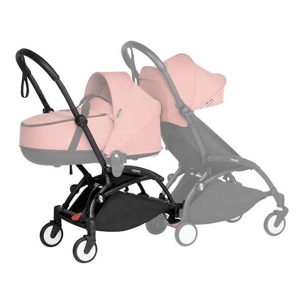 babywalz BabyzenErweiterungsset YOYO connect für YOYO2 zum Doppelkinderwagen schwarz Nur für heute