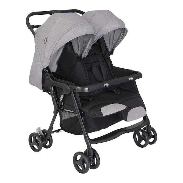 babywalz GracoGeschwisterwagen Duorider steeple gray Vierteljährliche Förderung