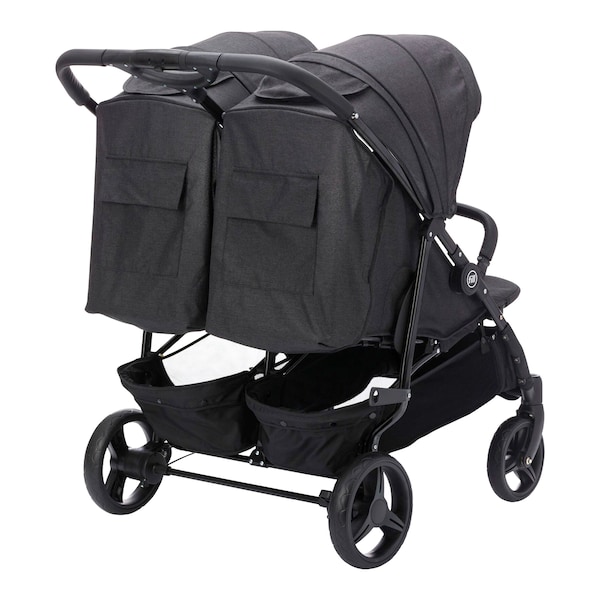 babywalz FillDuo Zwillingswagen schwarz melange Discount Store für neue Produkte