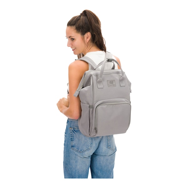 babywalz FillikidWickelrucksack Barcelona stone grey Heißer Verkauf